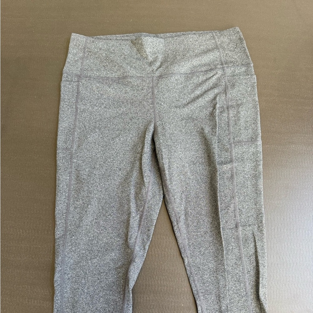 Skechers Gray Leggings Soft Knit Elastic Waist
